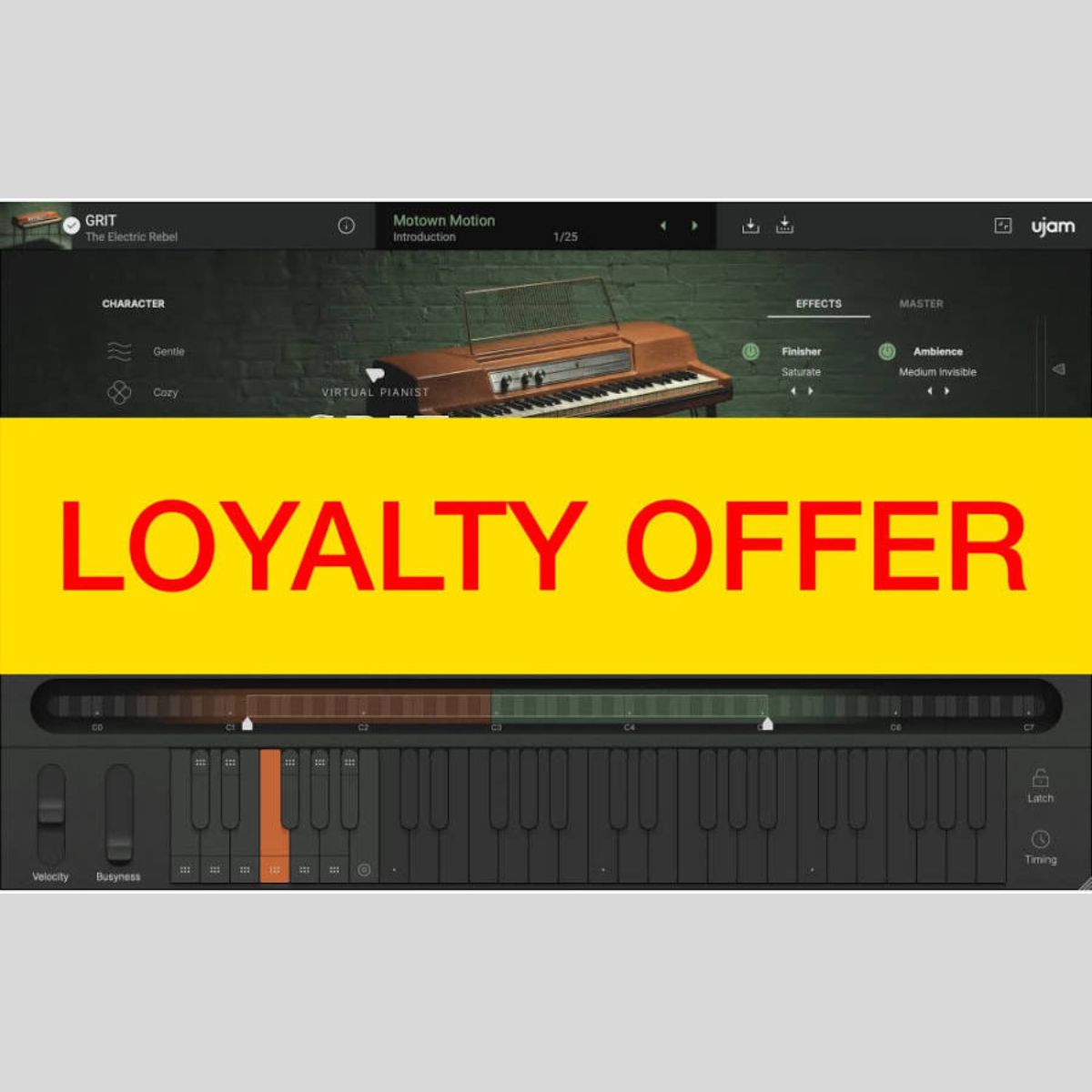 UJAM GRIT Loyalty Offer Audio Plug-in Audio Plug-in Audio Plug-in