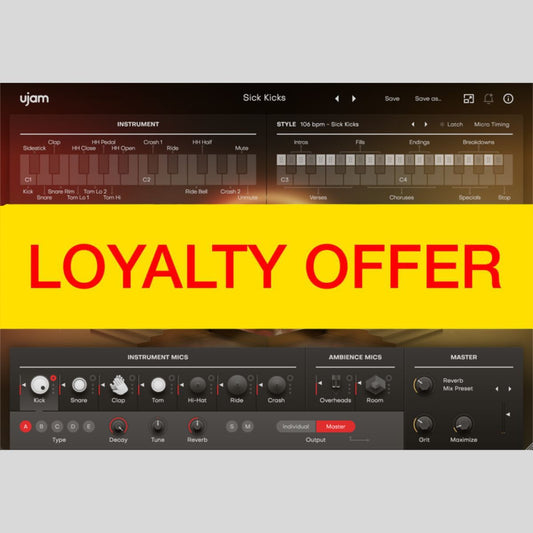 UJAM HOT Loyalty Offer Audio Plug-in Audio Plug-in Audio Plug-in