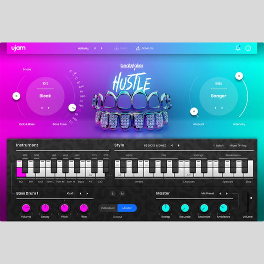 UJAM HUSTLE 2 Audio Plug-in Audio Plug-in Audio Plug-in