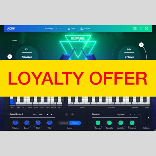 UJAM HYPE Loyalty Offer Audio Plug-in Audio Plug-in Audio Plug-in