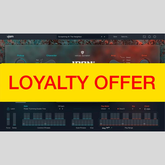 UJAM IRON 2 Loyalty Offer Audio Plug-in Audio Plug-in Audio Plug-in