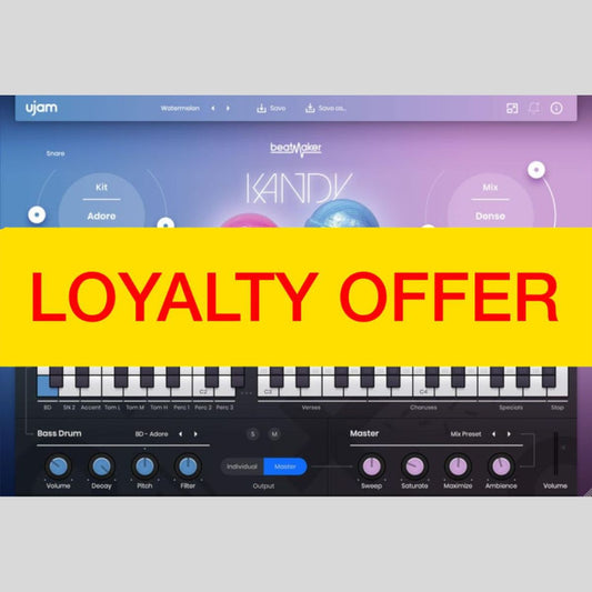 UJAM KANDY Loyalty Offer Audio Plug-in Audio Plug-in Audio Plug-in