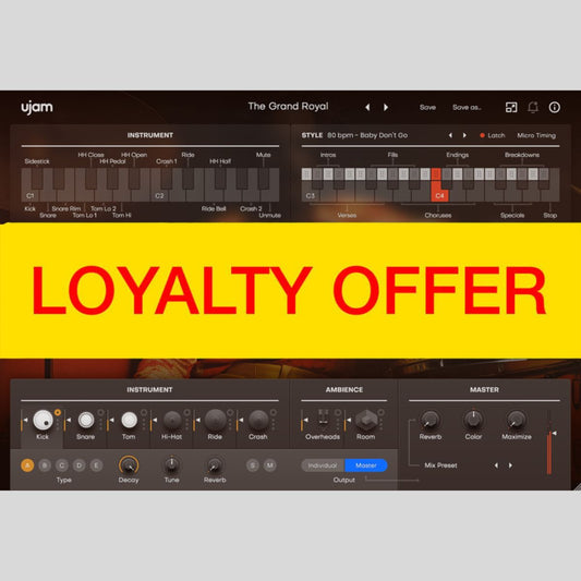 UJAM LEGEND Loyalty Offer Audio Plug-in Audio Plug-in Audio Plug-in