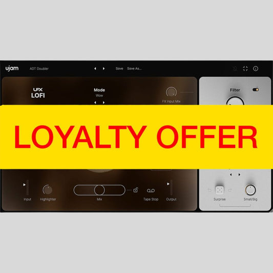 UJAM LOFI Loyalty Offer Audio Plug-in Audio Plug-in Audio Plug-in