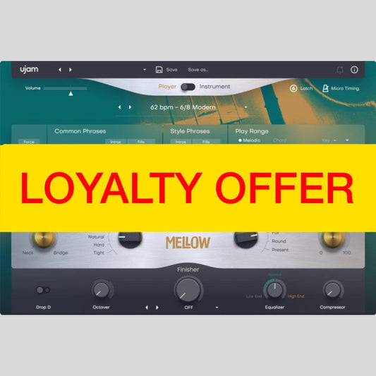 UJAM MELLOW 2 Loyalty Offer Audio Plug-in Audio Plug-in Audio Plug-in