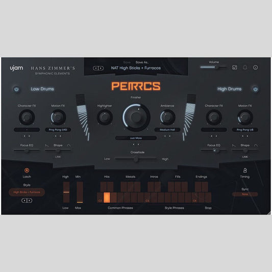 UJAM PERRCS Audio Plug-in Audio Plug-in Audio Plug-in