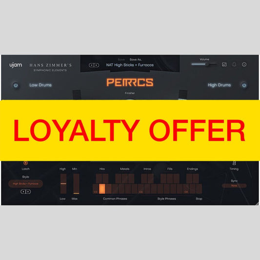 UJAM PERRCS Loyalty Offer Audio Plug-in Audio Plug-in Audio Plug-in