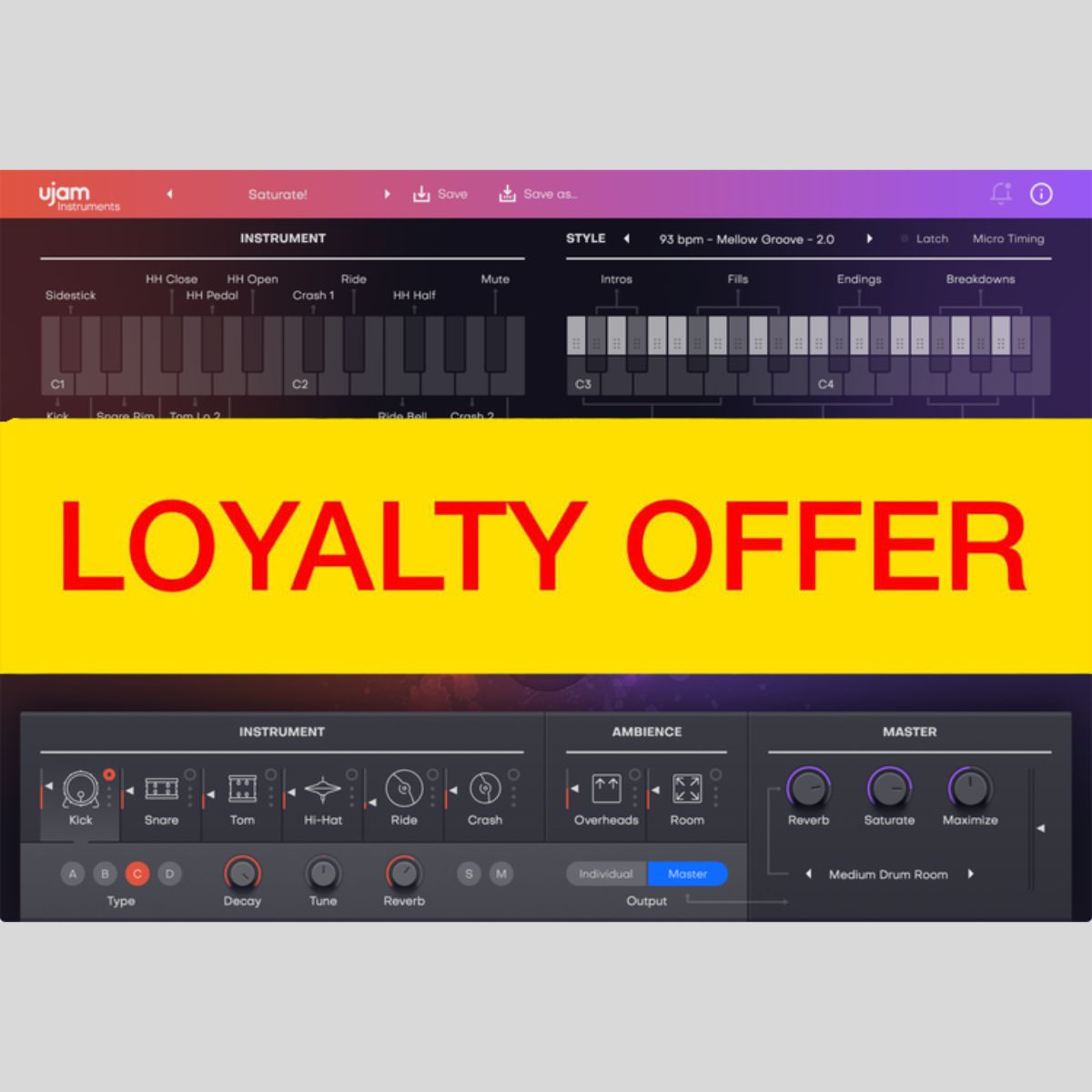 UJAM PHAT 2 Loyalty Offer Audio Plug-in Audio Plug-in Audio Plug-in