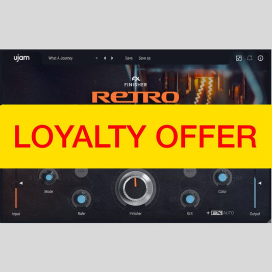 UJAM RETRO Loyalty Offer Audio Plug-in Audio Plug-in Audio Plug-in