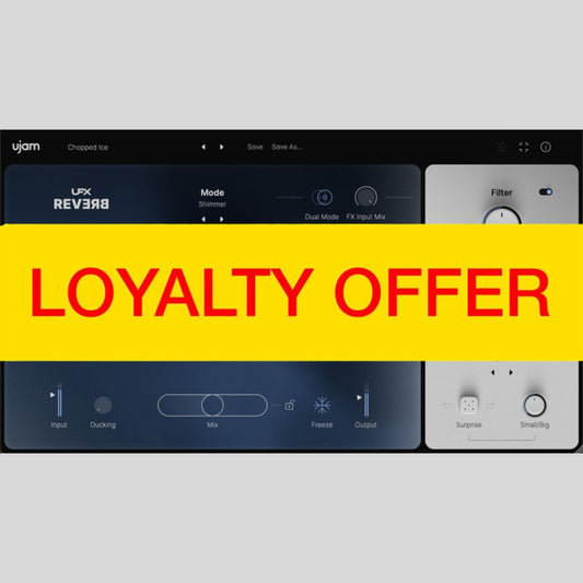 UJAM REVERB 2 Loyalty Offer Plug-in Audio Plug-in Audio Plug-in