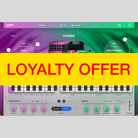 UJAM RICO Loyalty Offer Audio Plug-in Audio Plug-in Audio Plug-in