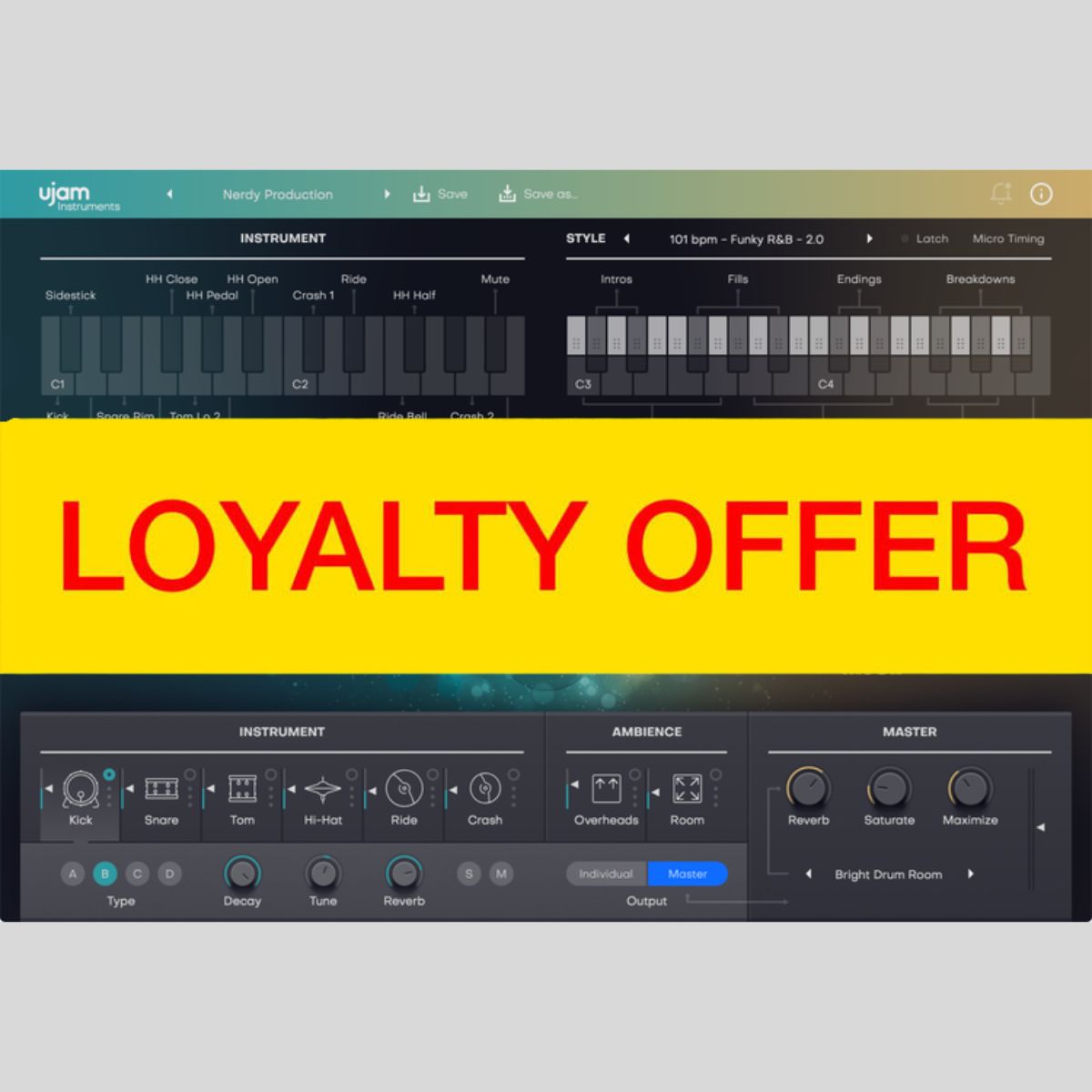 UJAM SOLID 2 Loyalty Offer Audio Plug-in Audio Plug-in Audio Plug-in