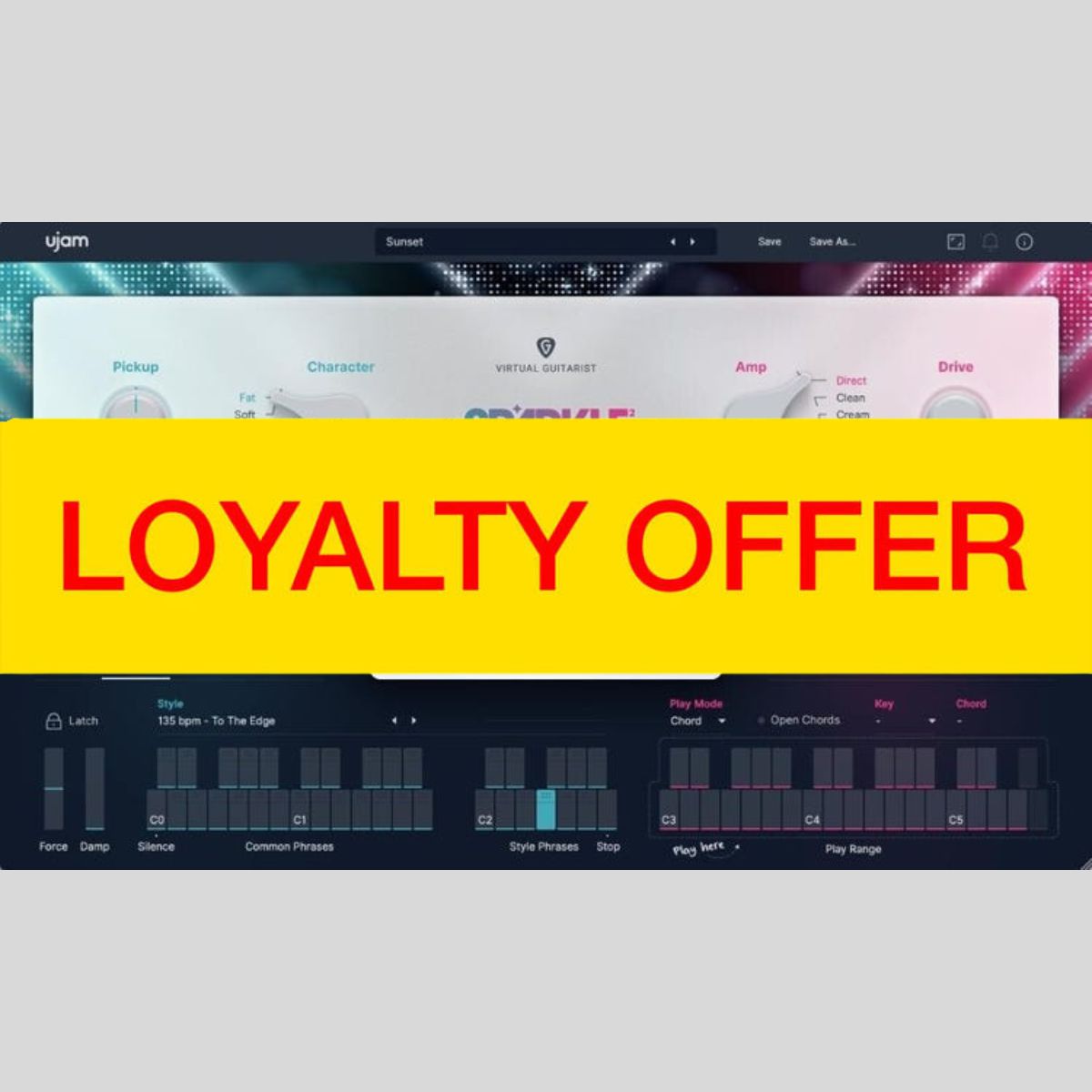 UJAM SPARKLE 2 Loyalty Offer Audio Plug-in Audio Plug-in Audio Plug-in