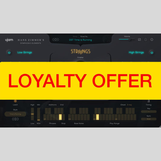 UJAM STRIIIINGS Loyalty Offer Audio Plug-in Audio Plug-in Audio Plug-in
