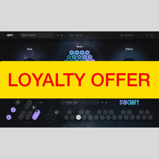 UJAM SUBCRAFT Loyalty Offer Audio Plug-in Audio Plug-in Audio Plug-in