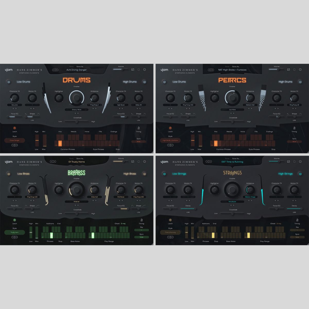 UJAM Symphonic Elements Bundle Audio Plug-in Orchestral Instrument Plug-in