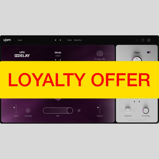 UJAM UFX DELAY Loyalty Offer Plug-in Audio Plug-in Audio Plug-in