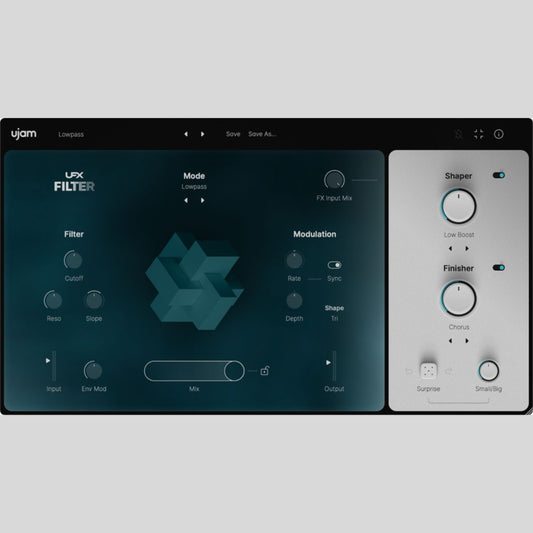 UJAM UFX FILTER Plug-in Audio Plug-in Audio Plug-in