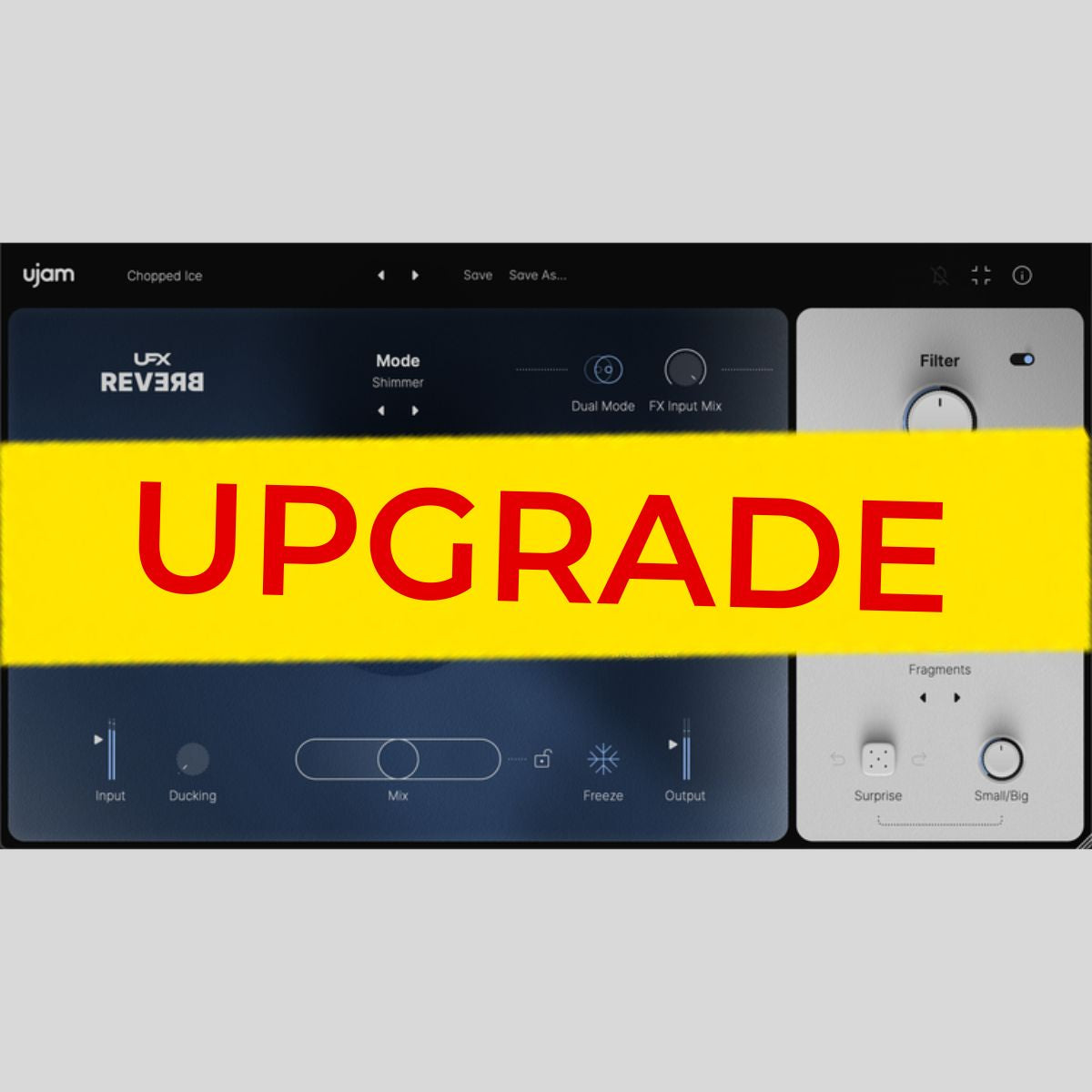 UJAM Upgrade REVERB 2 Plug-in Audio Plug-in Audio Plug-in