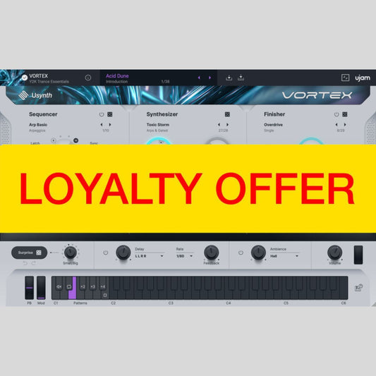 UJAM VORTEX Loyalty Offer Audio Plug-in Audio Plug-in Audio Plug-in