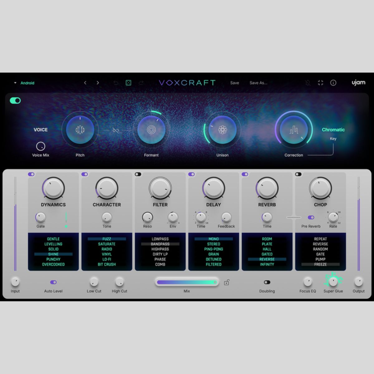 UJAM VOXCRAFT Audio Plug-in Audio Plug-in Audio Plug-in