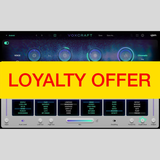 UJAM VOXCRAFT Loyalty Offer Audio Plug-in Audio Plug-in Audio Plug-in