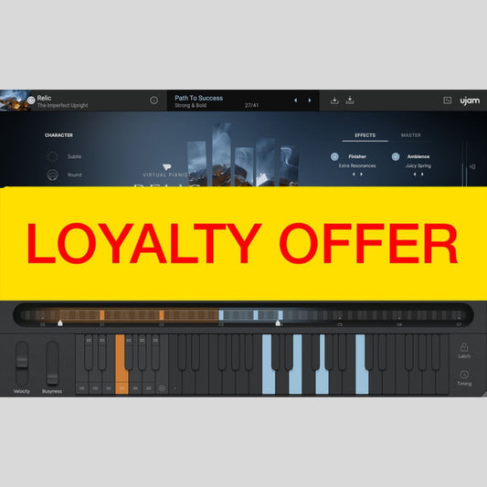 UJAM RELIC Loyalty Offer Audio Plug-in Audio Plug-in Audio Plug-in