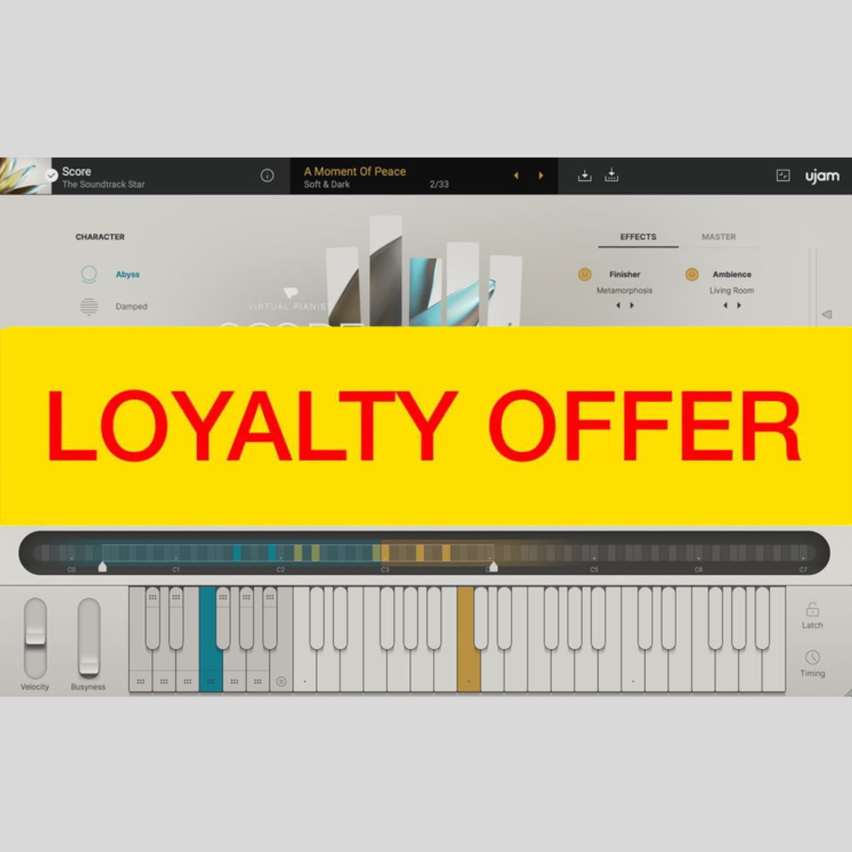 UJAM SCORE Loyalty Offer Audio Plug-in Audio Plug-in Audio Plug-in