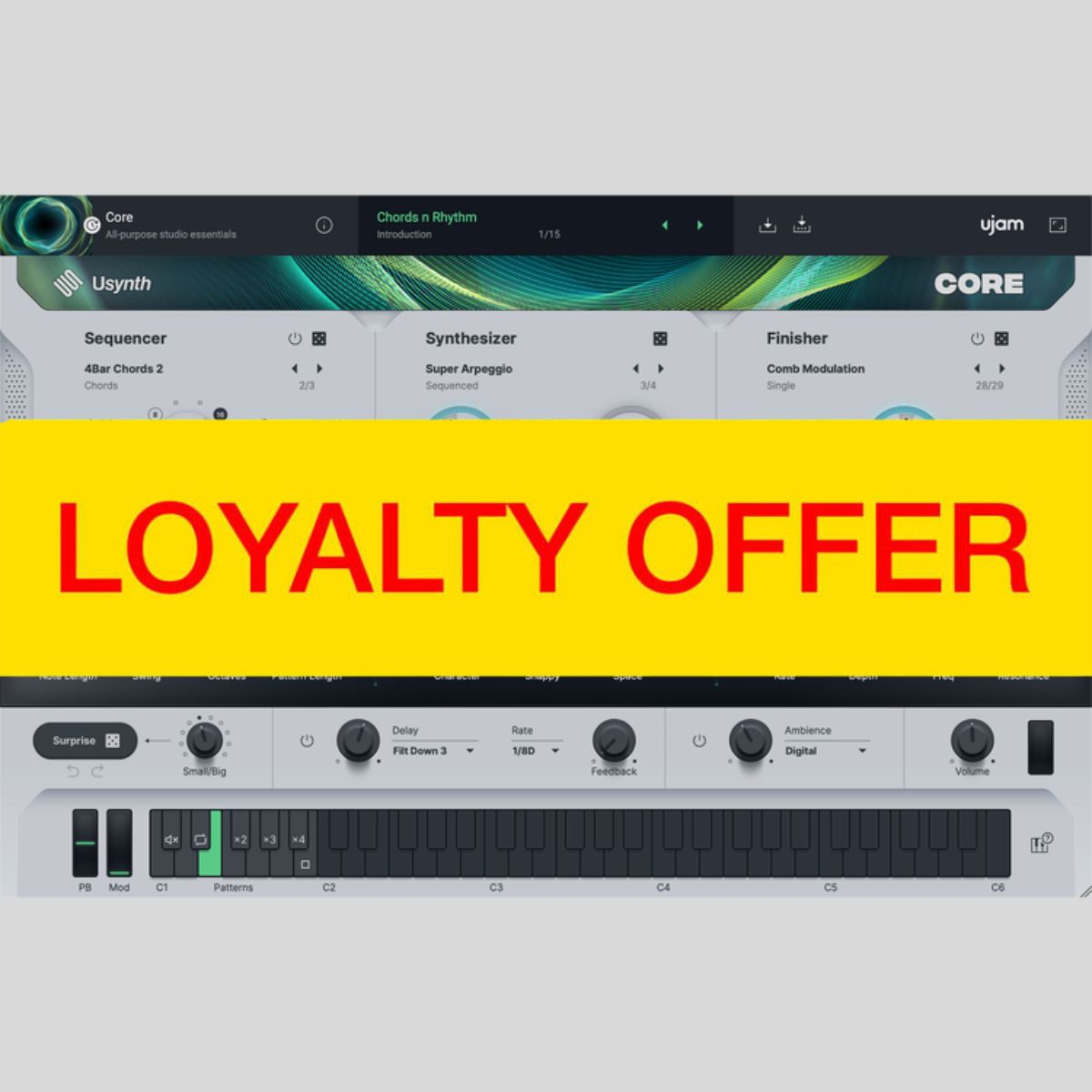 UJAM WEBCORE Loyalty Offer Audio Plug-in Audio Plug-in Audio Plug-in