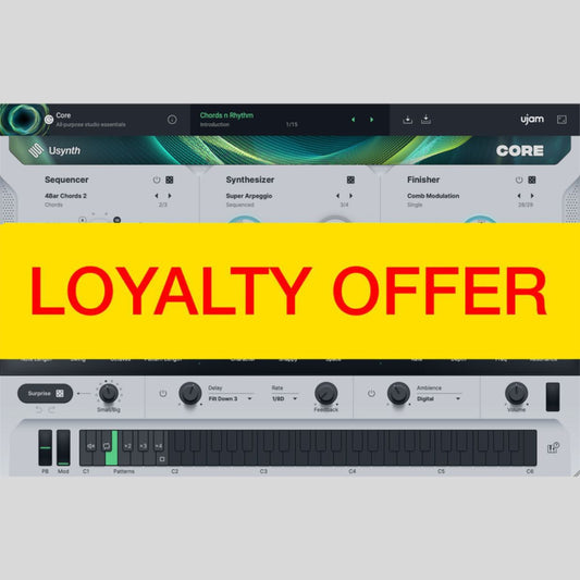 UJAM WEBCORE Loyalty Offer Audio Plug-in Audio Plug-in Audio Plug-in