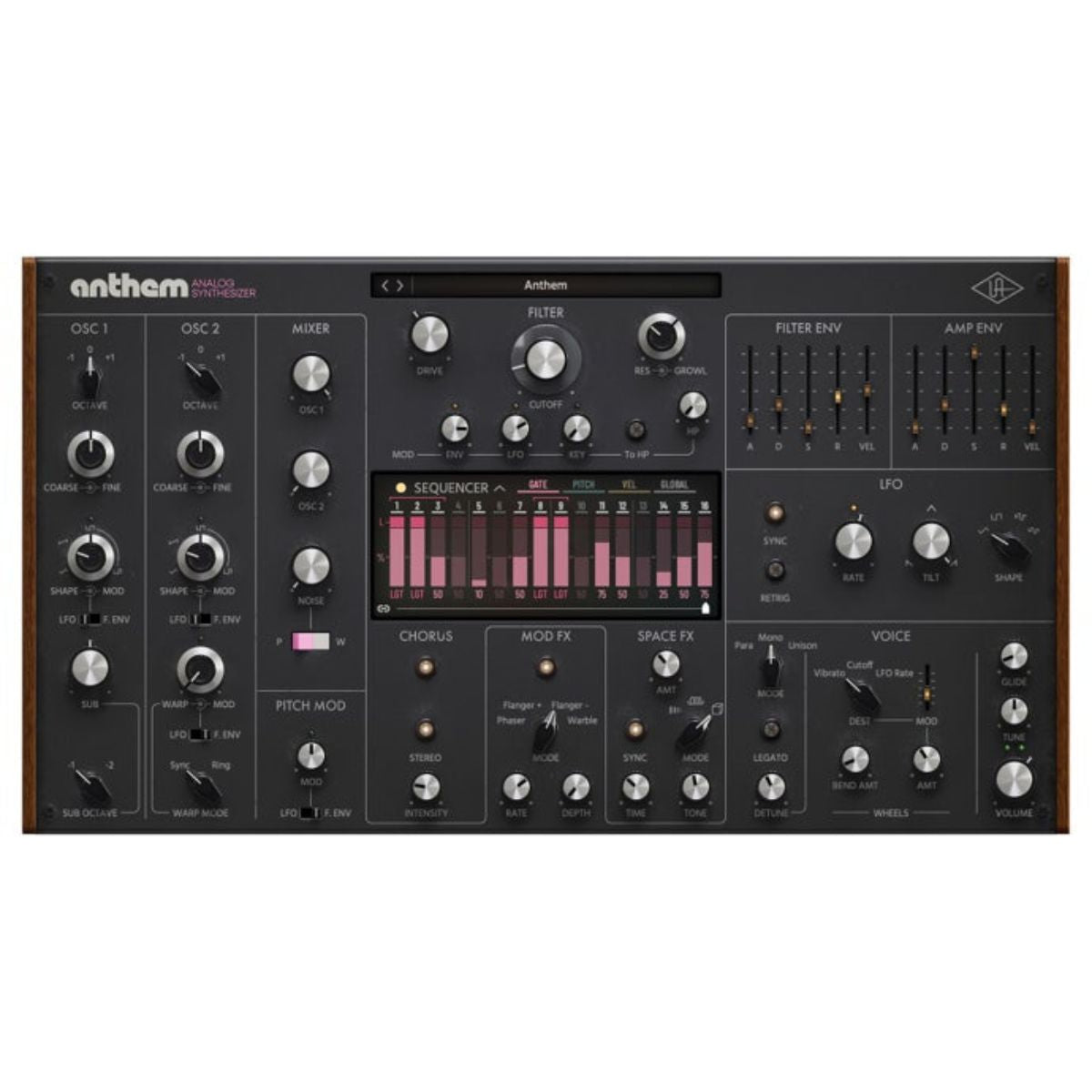 Universal Audio Anthem Virtual Analog Synthesizer