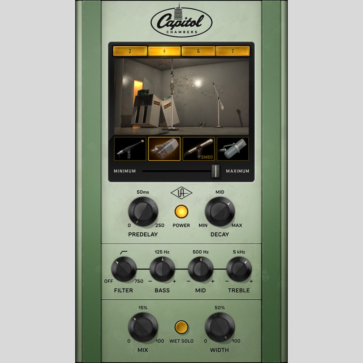 Universal Audio Capitol Chambers Reverb and Echo Chambers UAD Plug-in