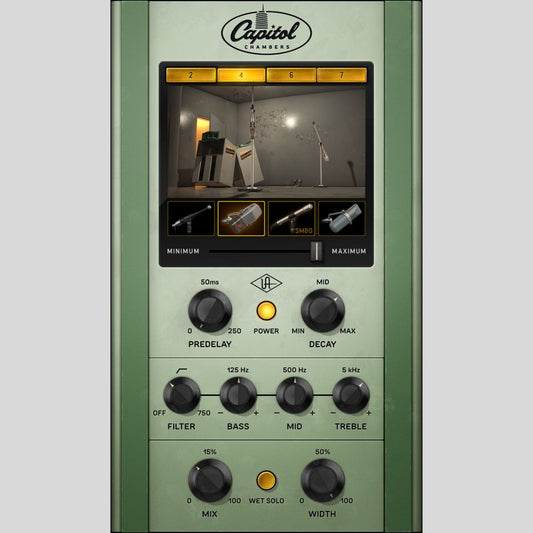 Universal Audio Capitol Chambers Reverb and Echo Chambers UAD Plug-in
