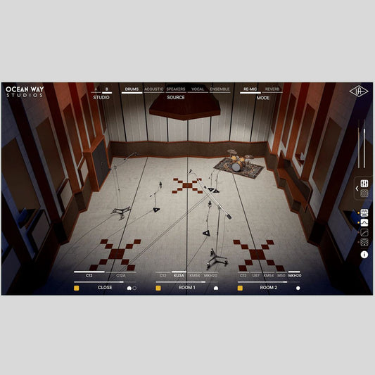 Universal Audio Ocean Way Studios Deluxe Reverb Plug-in
