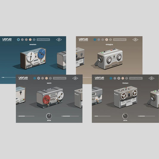 Universal Audio Verve Analog Machines Essentials UAD Plug-in Collection