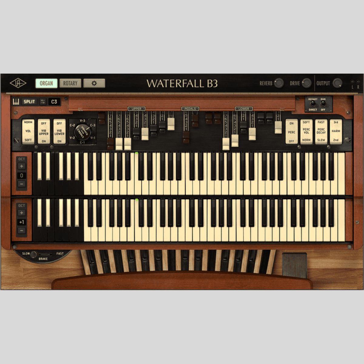Universal Audio Waterfall B3 Organ Virtual Instrument Plug-in