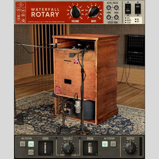 Universal Audio Waterfall Rotary Speaker UAD Plug-in