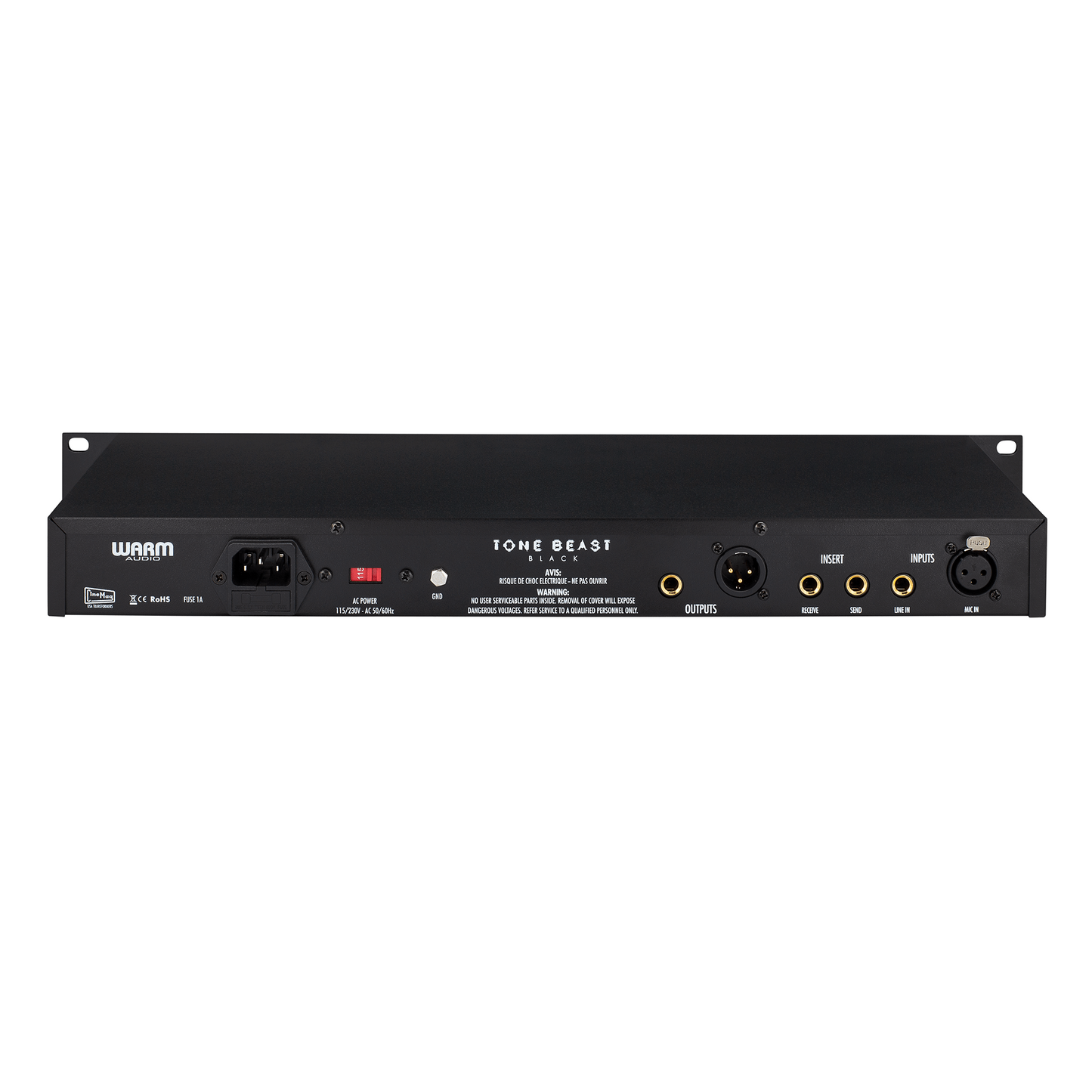 Warm Audio TB12 Tone Beast Microphone Preamp - Black Wavy Pro Audio