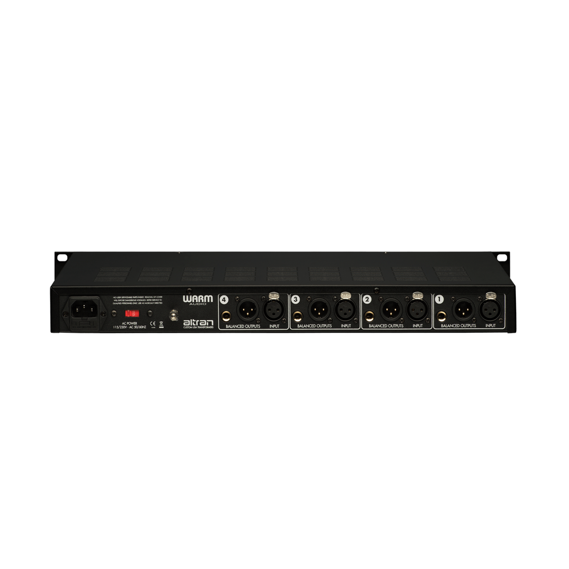 Warm Audio WA-412 4-channel Microphone Preamp Wavy Pro Audio