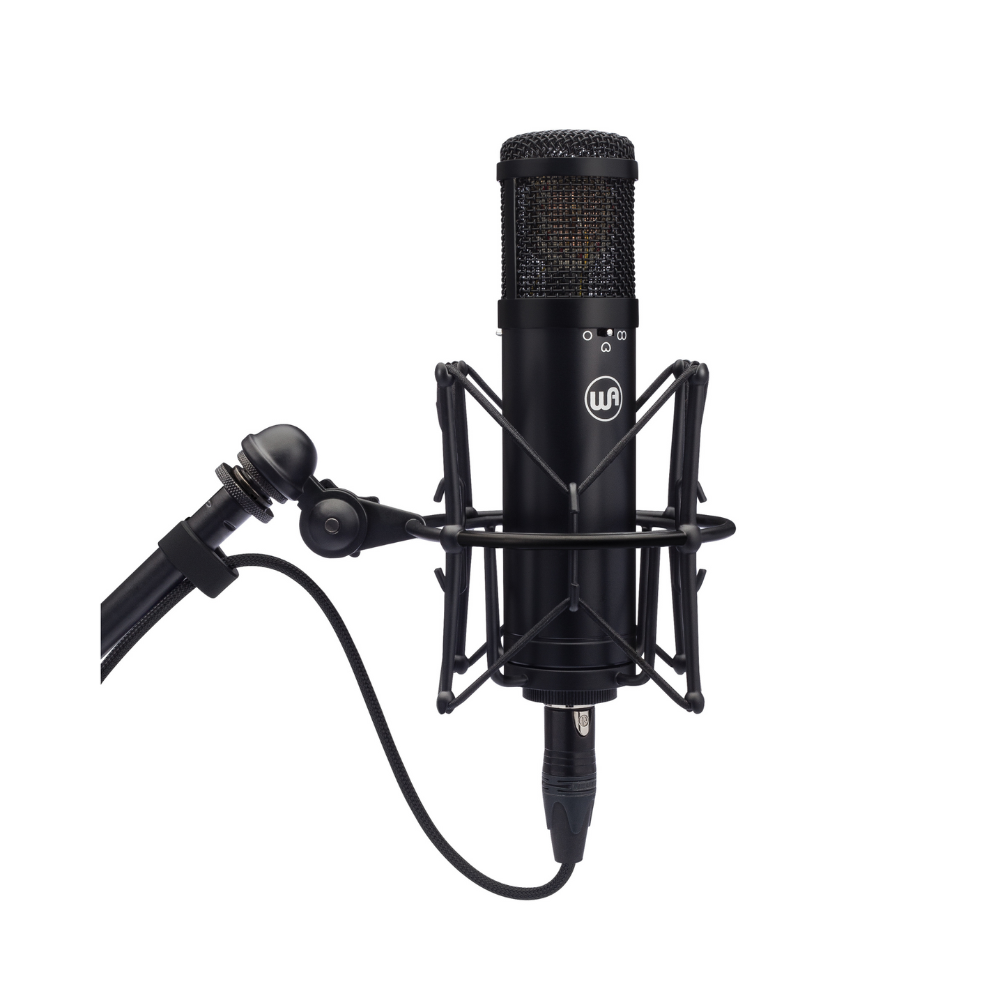 Warm Audio WA-47Jr Large-Diaphragm Condenser Microphone - Black Wavy Pro Audio