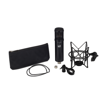 Warm Audio WA-47Jr Large-Diaphragm Condenser Microphone - Black Wavy Pro Audio