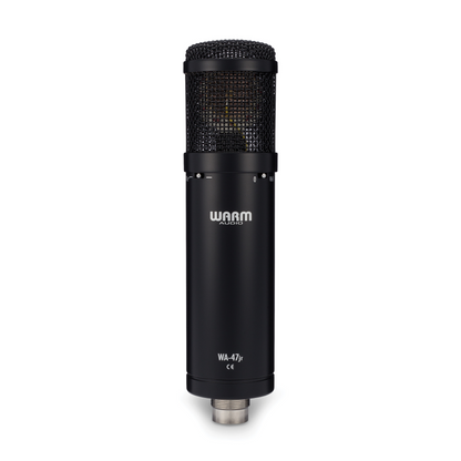 Warm Audio WA-47Jr Large-Diaphragm Condenser Microphone - Black Wavy Pro Audio