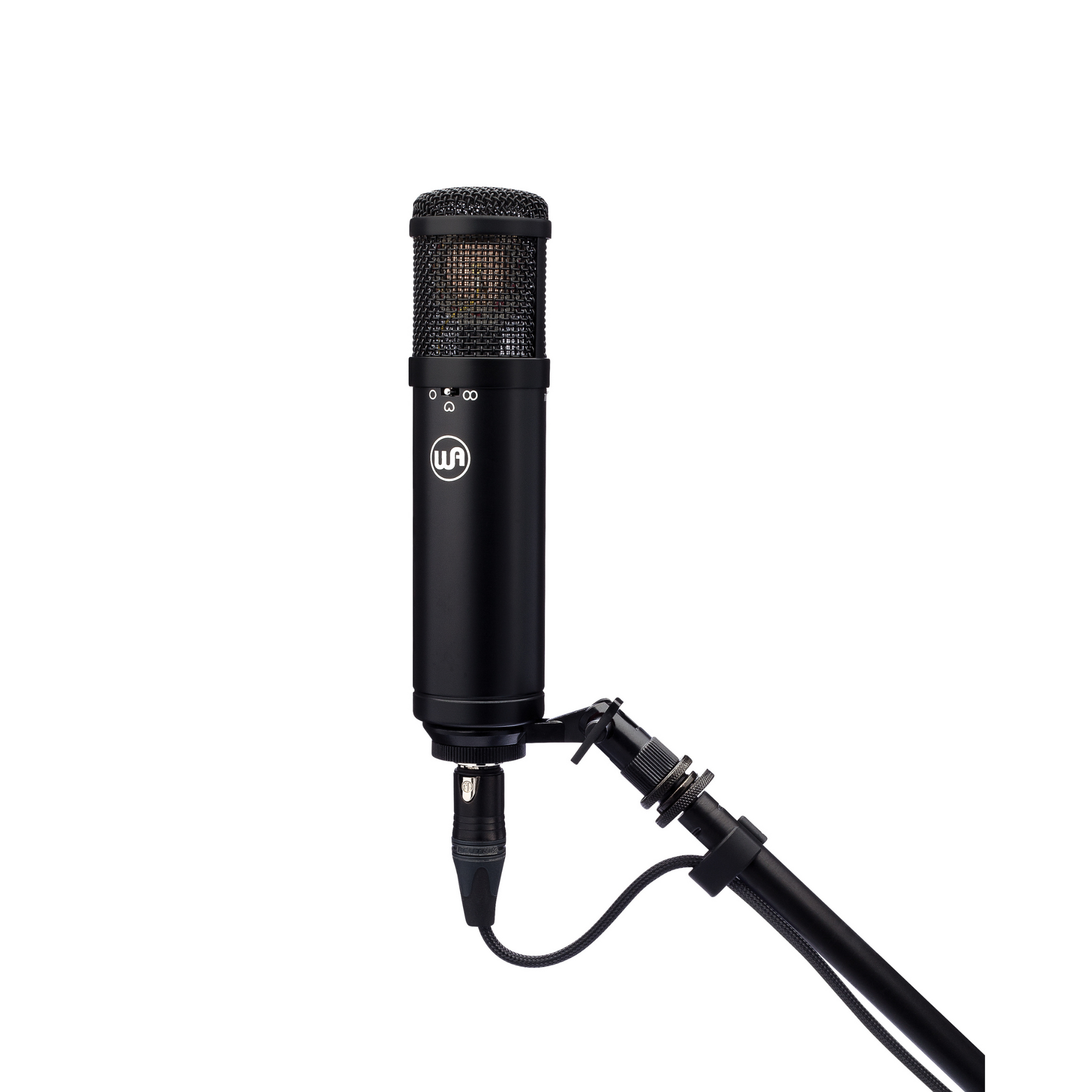 Warm Audio WA-47Jr Large-Diaphragm Condenser Microphone - Black Wavy Pro Audio