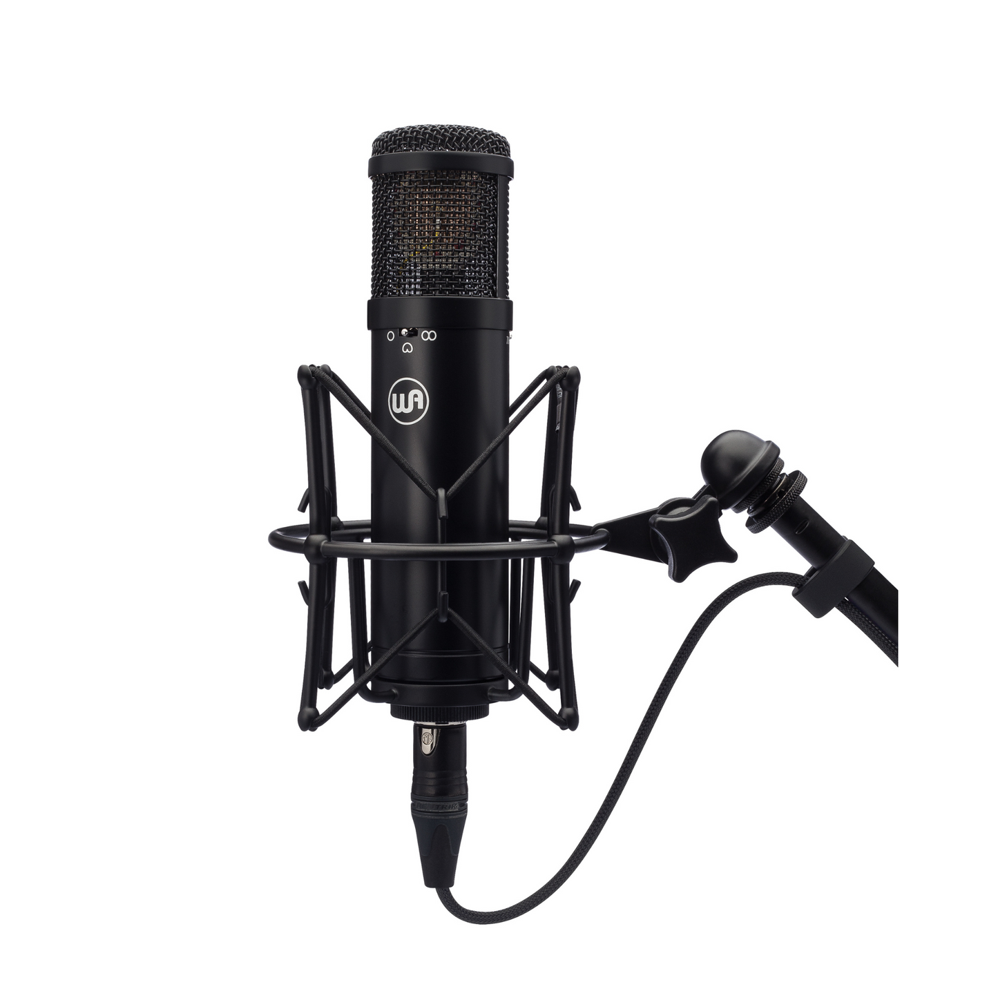 Warm Audio WA-47Jr Large-Diaphragm Condenser Microphone - Black Wavy Pro Audio