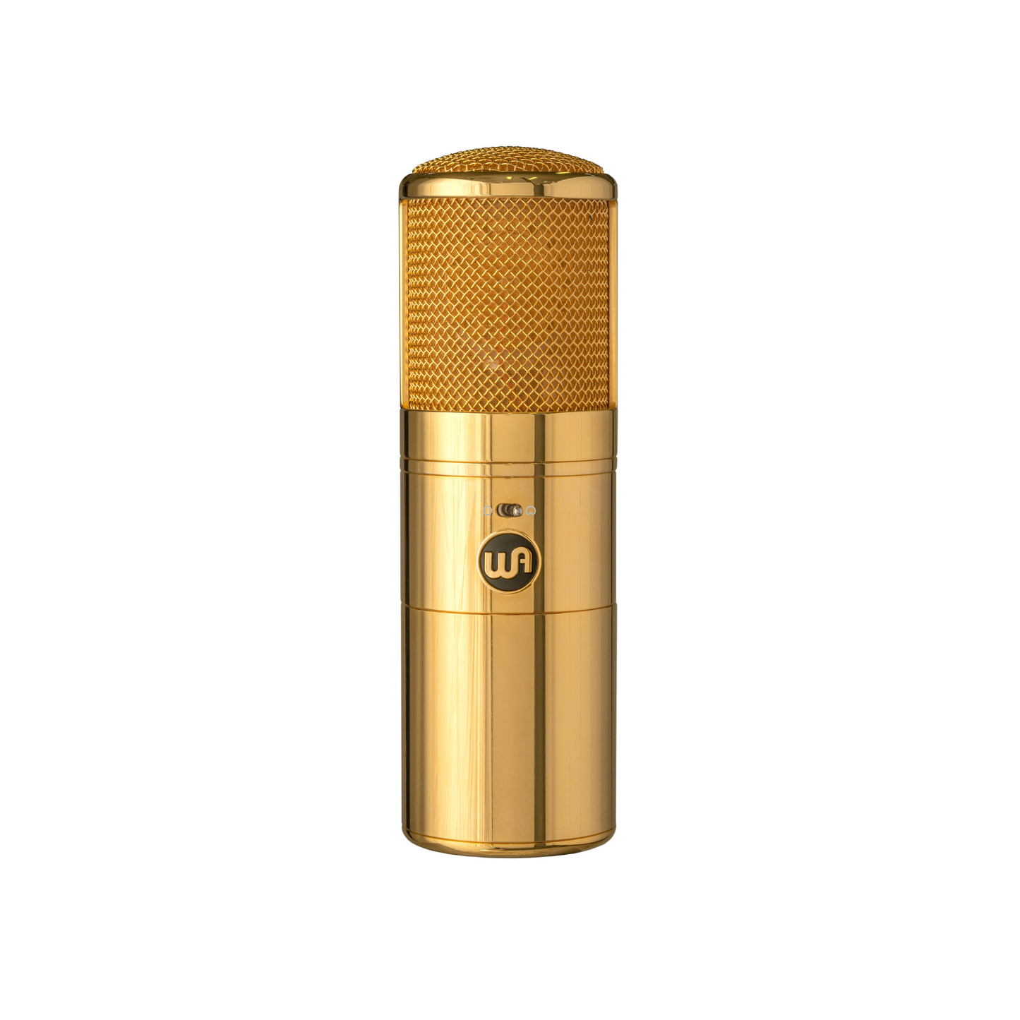 Warm Audio WA-8000 Large-diaphragm Tube Condenser Microphone - Limited-edition Gold Wavy Pro Audio