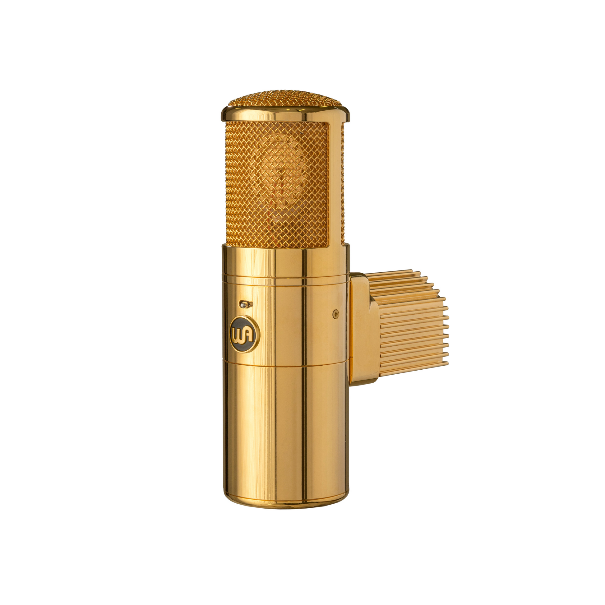 Warm Audio WA-8000 Large-diaphragm Tube Condenser Microphone - Limited-edition Gold Wavy Pro Audio