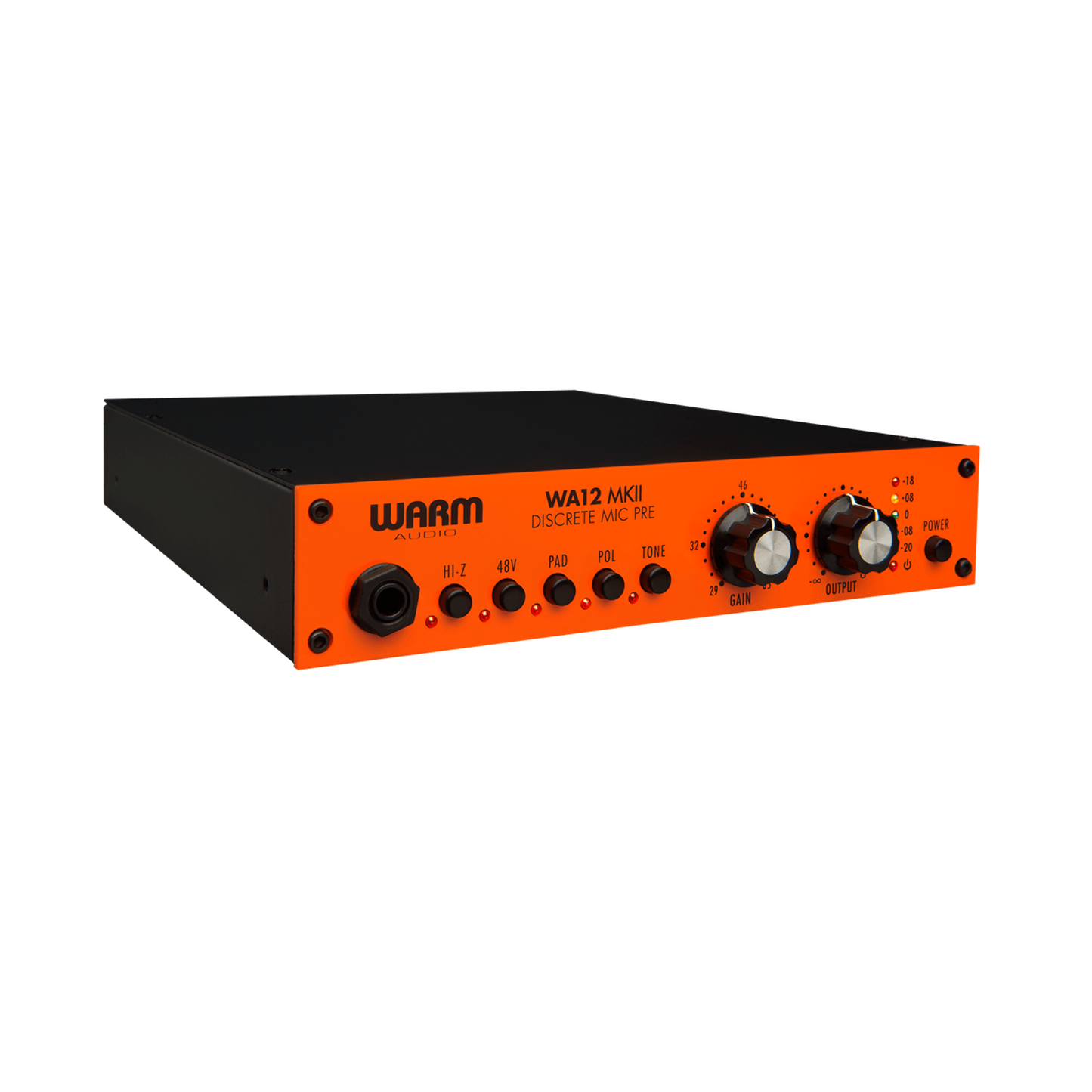 Warm Audio WA12 MKII Microphone Preamp - Orange Wavy Pro Audio