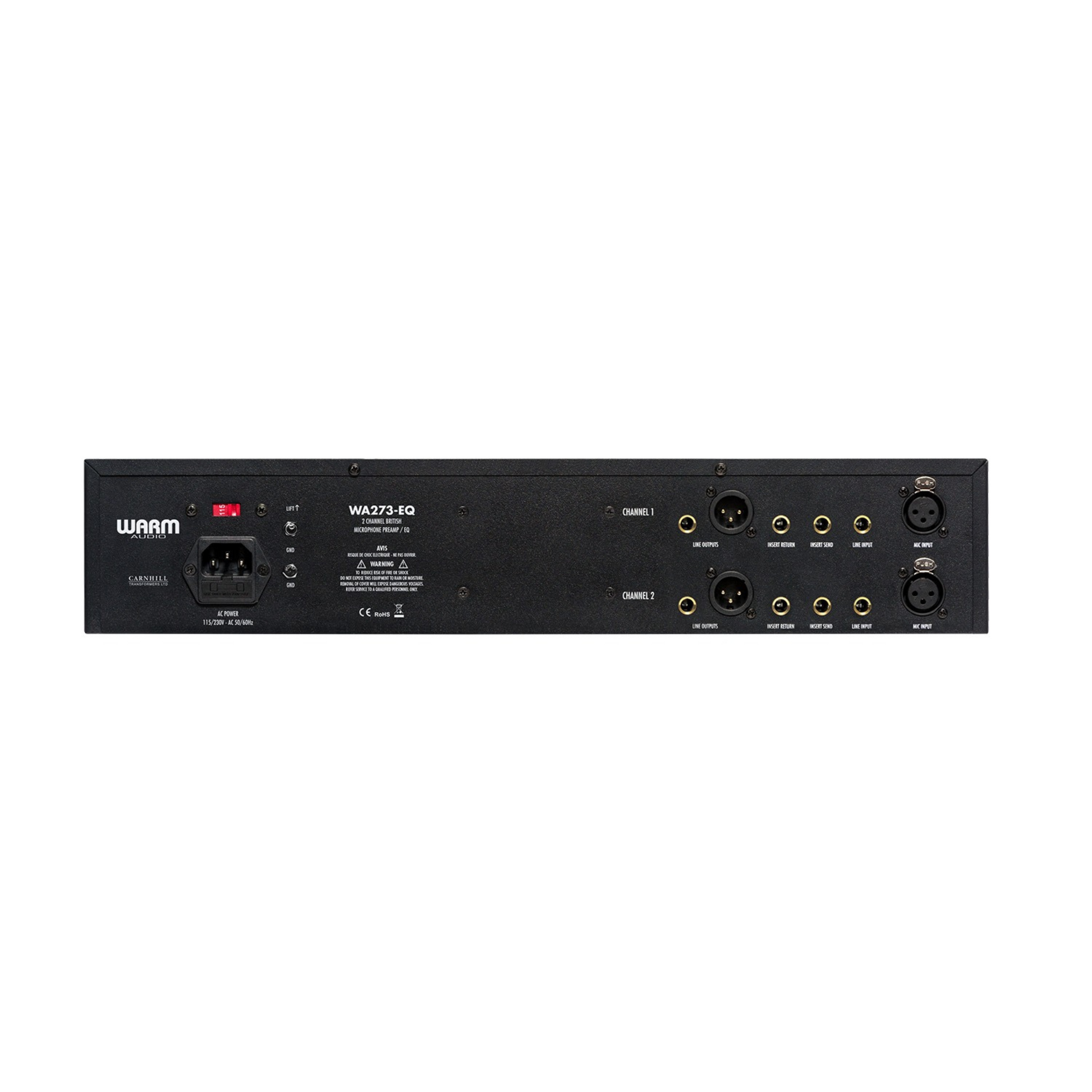 Warm Audio WA273-EQ 2-channel Microphone Preamp EQ Wavy Pro Audio