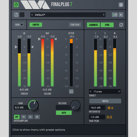 Wave Arts FinalPlug 7 Peak Limiter Plug-in
