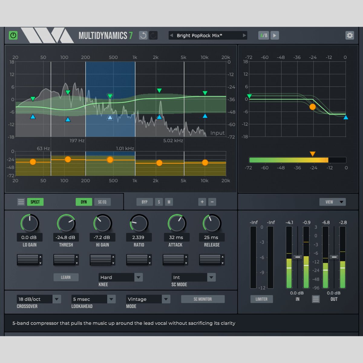 Wave Arts MultiDynamics 7 Multiband Dynamics Plug-in